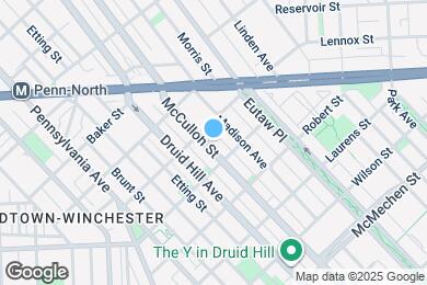 Map image of the property - 2023 McCulloh St