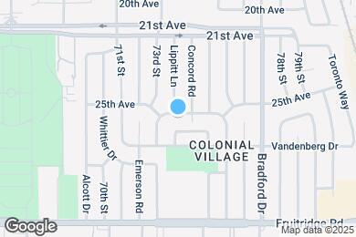 Map image of the property - 7330 25th Ave