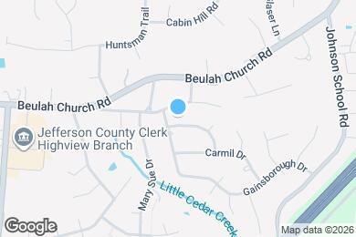 Map image of the property - 8403 Robin Hill Dr