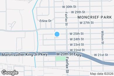 Map image of the property - 1857 W 24th St