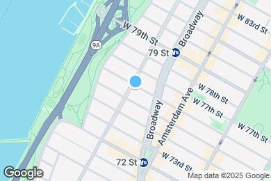 Map image of the property - 336 W End Ave