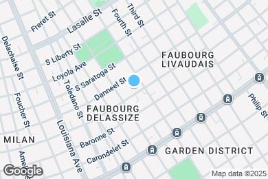 Map image of the property - 2821 Dryades St