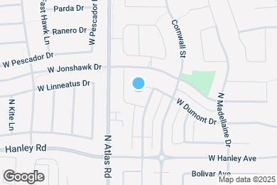 Map image of the property - 3040 W Dumont Dr
