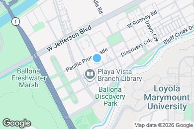 Map image of the property - 13080 Pacific Promenade