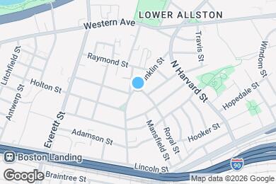 Map image of the property - 121 Franklin St