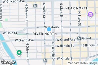 Map image of the property - 199 W Hubbard St