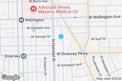 Map image of the property - 2844 N Burling St