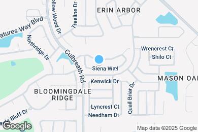 Map image of the property - 2526 Siena Way