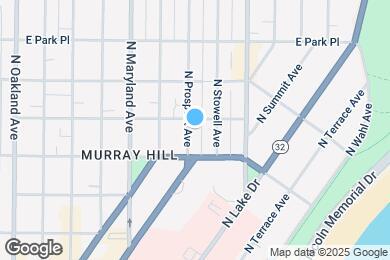 Map image of the property - 2534 N Prospect Apartments