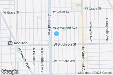 Map image of the property - 3624 N Bosworth Ave