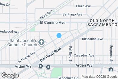 Map image of the property - 1914 El Monte Ave