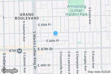 Map image of the property - 4615 S Vincennes Ave