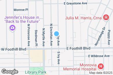 Map image of the property - 139 N Ivy Ave