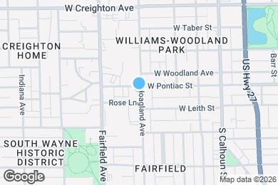 Map image of the property - 2708 Hoagland Ave