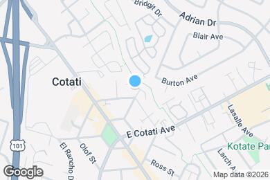Map image of the property - 205 East Sierra Avenue