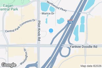 Map image of the property - Furnished Studio-Minneapolis - Airport - Eagan