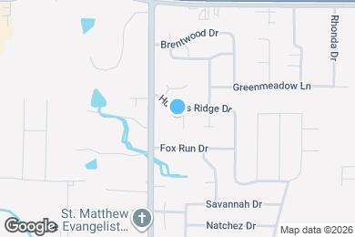 Map image of the property - 3403 Saddle Creek Cove