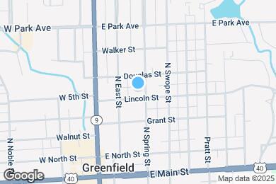 Map image of the property - 216 E Lincoln St