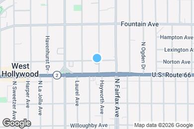 Map image of the property - Hayworth Apartments- F76