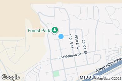 Map image of the property - 1010 N 1800 E