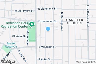 Map image of the property - 1030 N Raymond Ave
