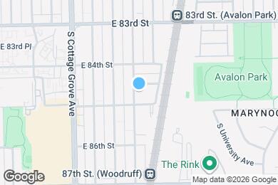 Map image of the property - 8445 S Ingleside Ave