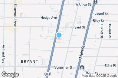 Map image of the property - 869 Delaware Ave