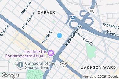 Map image of the property - 715 W Clay St