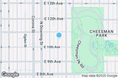 Map image of the property - 1050 N Lafayette St