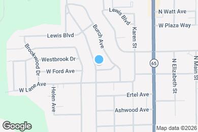 Map image of the property - 2018 N Metcalf St