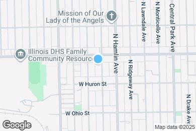 Map image of the property - 738 N Avers Ave