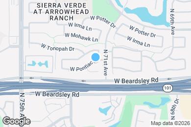 Map image of the property - 7161 W Pontiac Dr