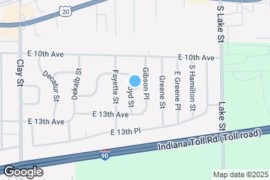 Map image of the property - 1135 Floyd St