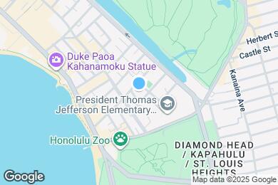 Map image of the property - 229 Paoakalani Ave
