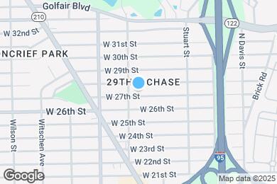 Map image of the property - 1201 W 27th St