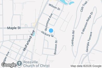 Map image of the property - 208 Hickory St