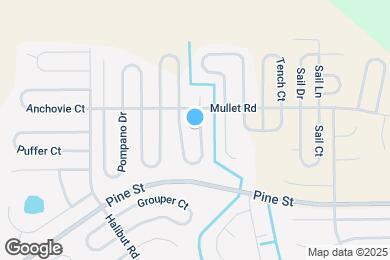 Map image of the property - 1708 Minnow Ct