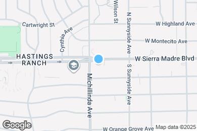 Map image of the property - 708 W Sierra Madre Blvd