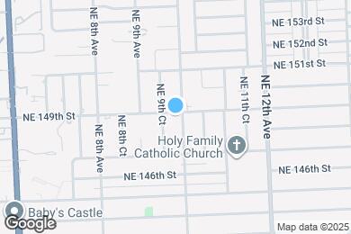 Map image of the property - 14890 NE 10th Ave