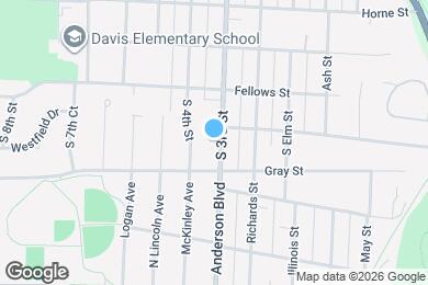 Map image of the property - 1415 S 3rd St