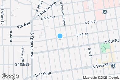 Map image of the property - 1524 S 8TH ST