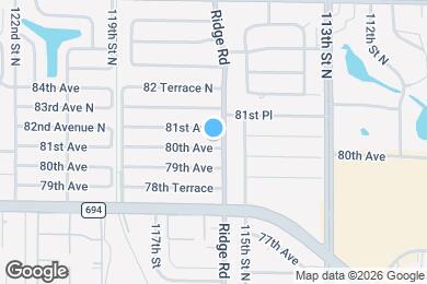 Map image of the property - 9795 122nd Ave