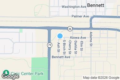 Map image of the property - 206 Ash St