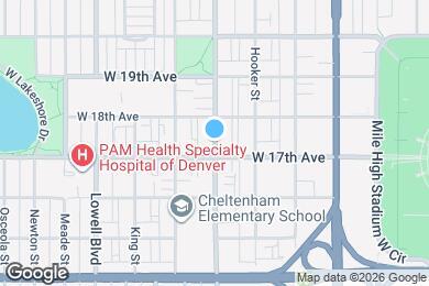 Map image of the property - 1719 Irving St