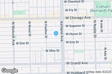 Map image of the property - 1629 W Huron St