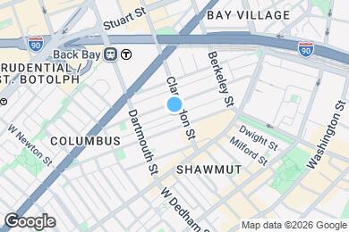 Map image of the property - 23 Dartmouth Pl