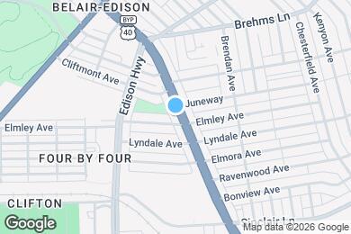 Map image of the property - 3613 Erdman Ave