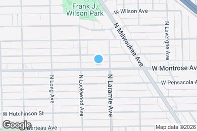 Map image of the property - 5222 W Montrose Ave