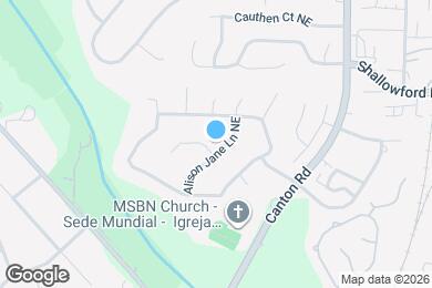 Map image of the property - 1461 Alison Jane Ln NE