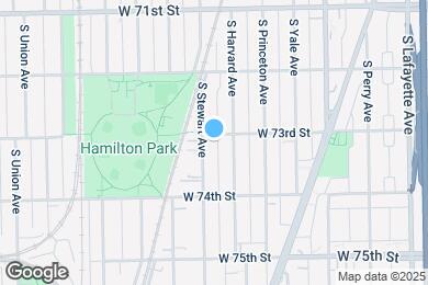 Map image of the property - 7305 S Stewart Ave